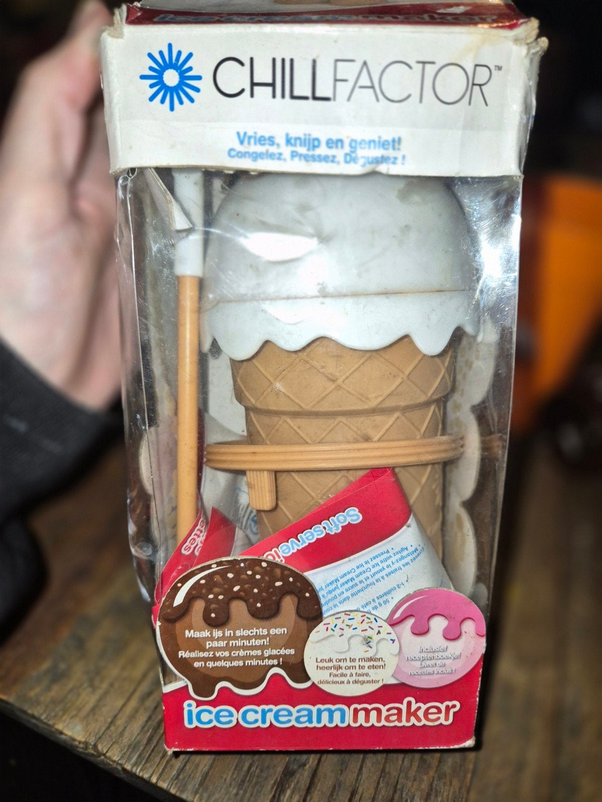 ChillFactor Ice Cream Maker - Maak zelf ijs!, Ophalen of Verzenden, Nieuw, Jongen of Meisje