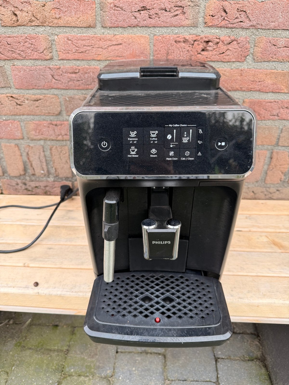 Philips Volautomatische Espressomachine - Zwart (defect), Ophalen, Afneembaar waterreservoir, Espresso apparaat, Koffiebonen