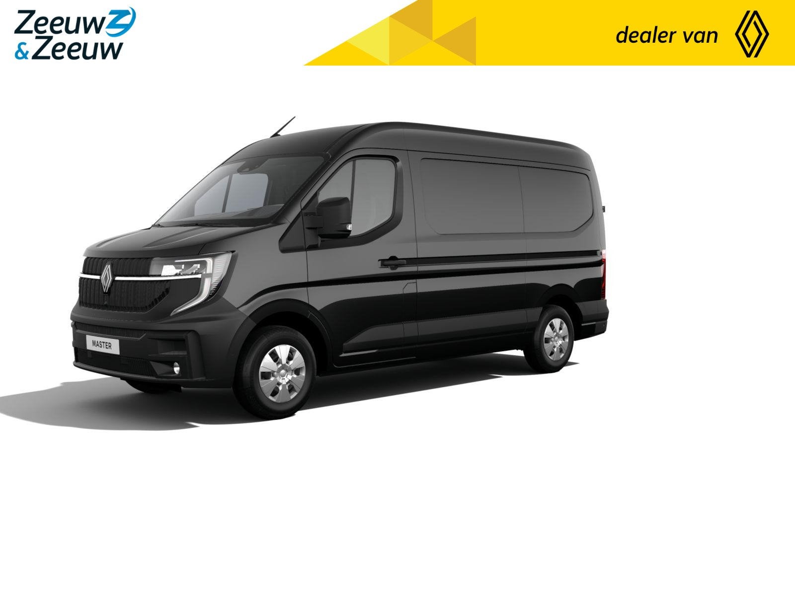 Renault Master E-Tech T35 L2H2 Advance 40 kWh nu met 15% Zee, Auto's, Stof, Renault, Zwart, Nieuw