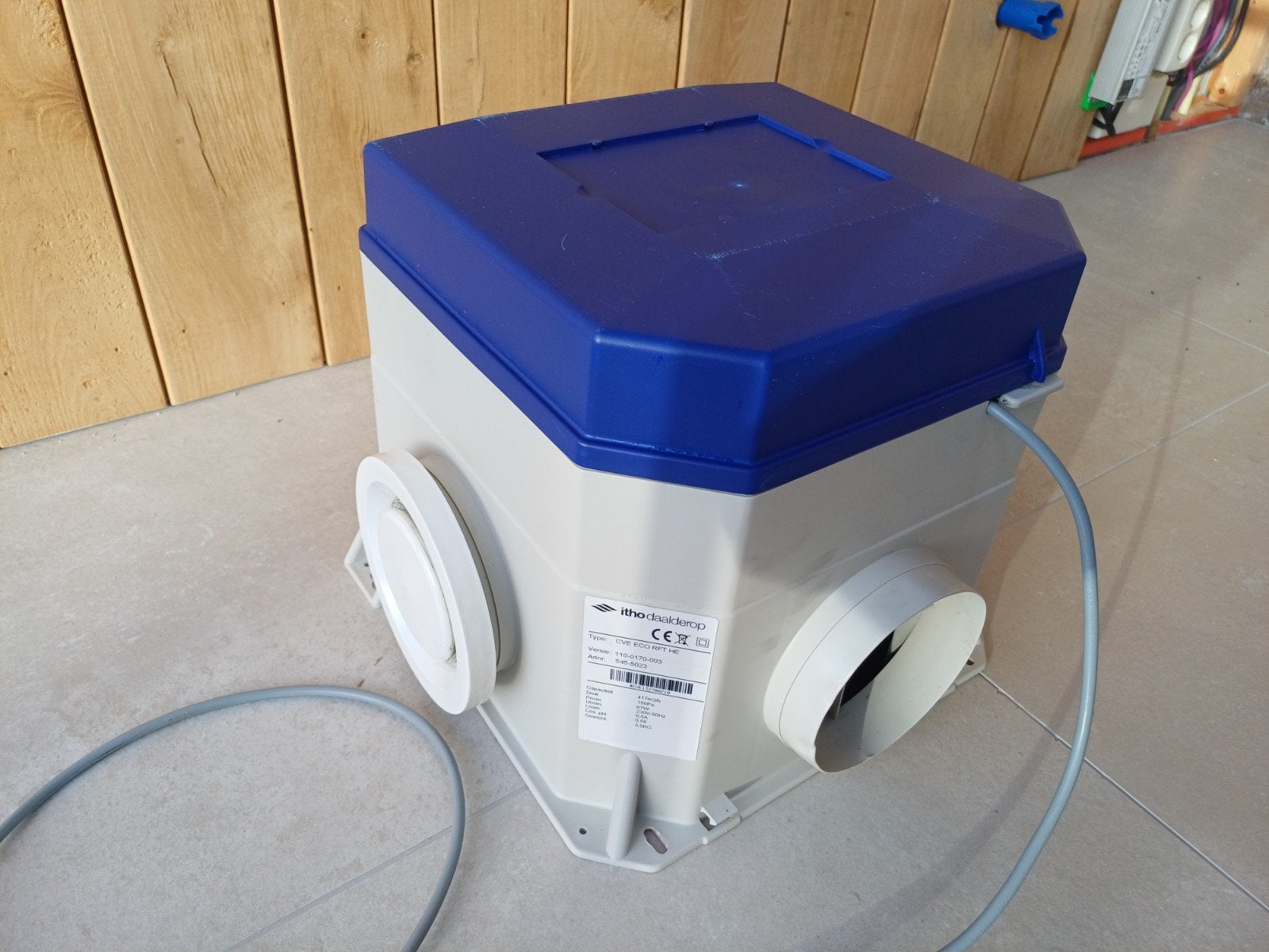 Itho Daalderop ventilatie box CVE ECO RFT HE Ventilator/Afzu, Ophalen, Gebruikt, Ventilator en Afzuiger