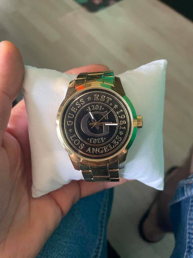 Guess Heren Horloge, Sieraden, Tassen en Uiterlijk, Horloges | Heren, Ophalen of Verzenden, Zo goed als nieuw, Staal, Overige merken