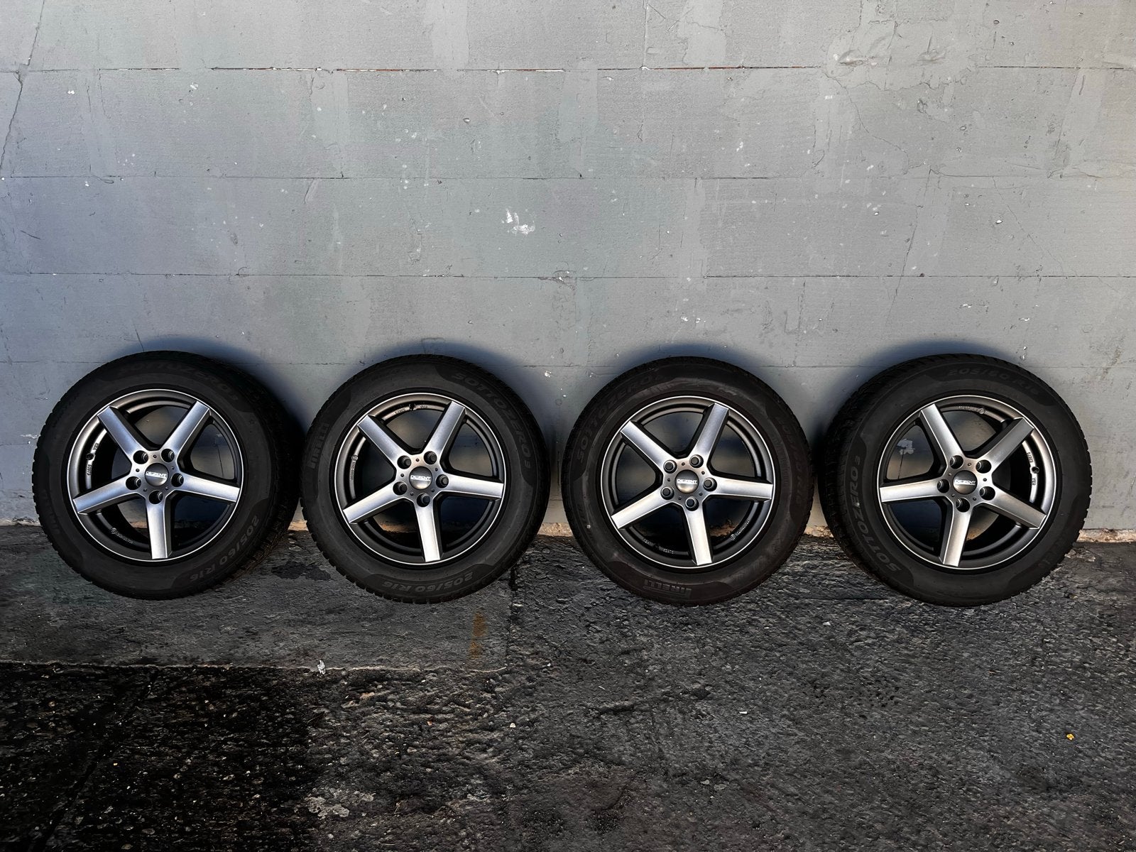 Lichtmetalen velgen met winterbanden voor Kia Niro, Ophalen, Gebruikt, 16 inch, Banden en Velgen