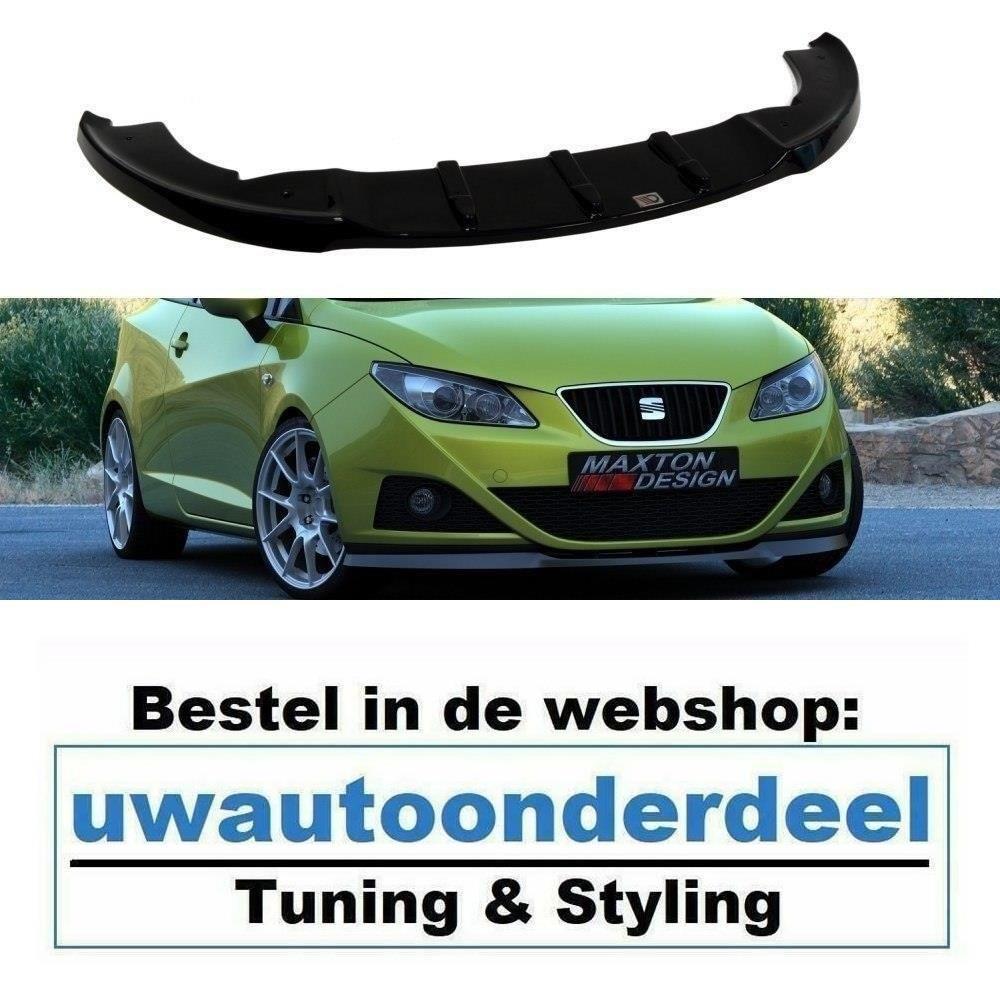 Maxton Spoiler Voorspoiler Lip Splitter Voor Seat Ibiza 6J, Verzenden, Automotive Parts, A.parts@hotmail.nl, Trasmolenlaan 12 3447 GZ Woerden