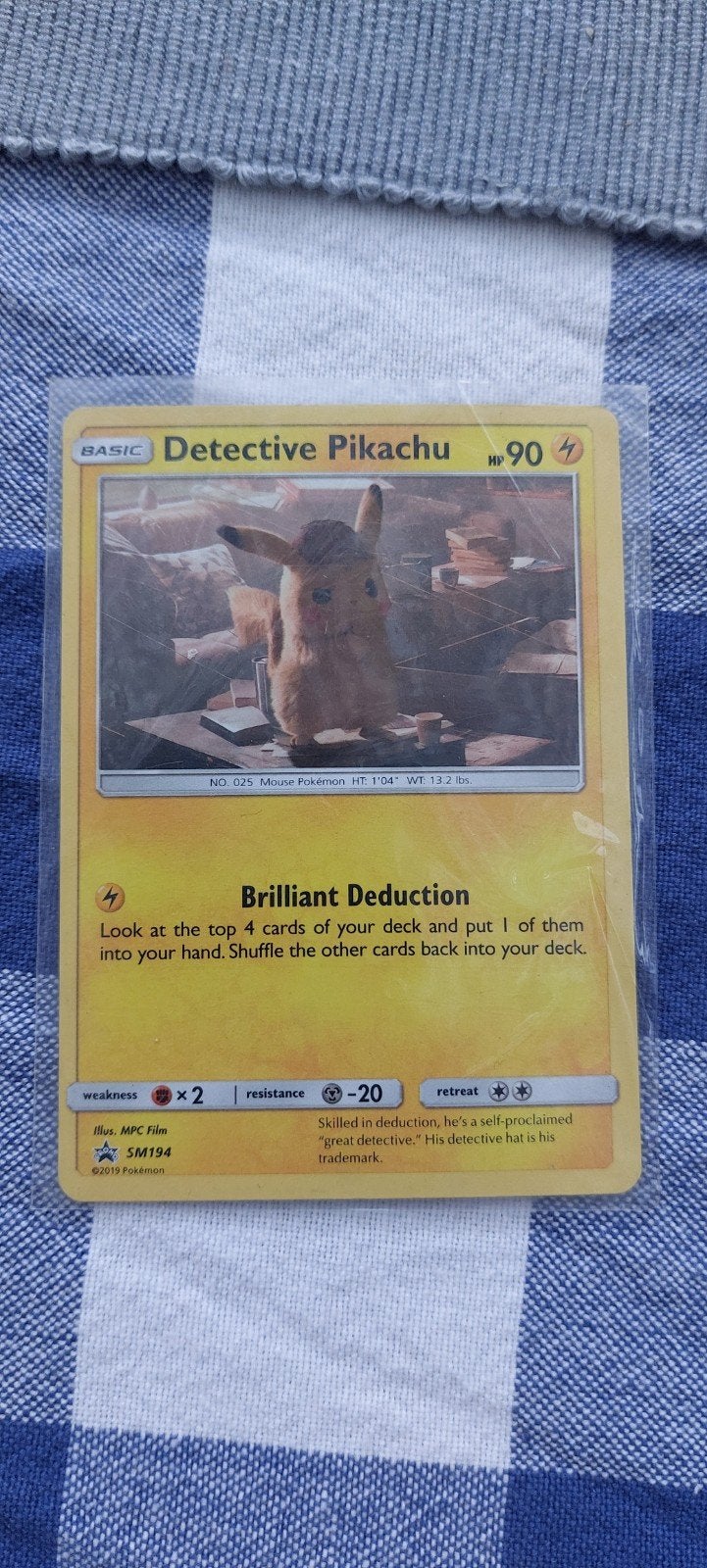 Detective Pikachu Pokémon Kaart SM194, Hobby en Vrije tijd, Verzamelkaartspellen | Pokémon, Ophalen of Verzenden, Zo goed als nieuw