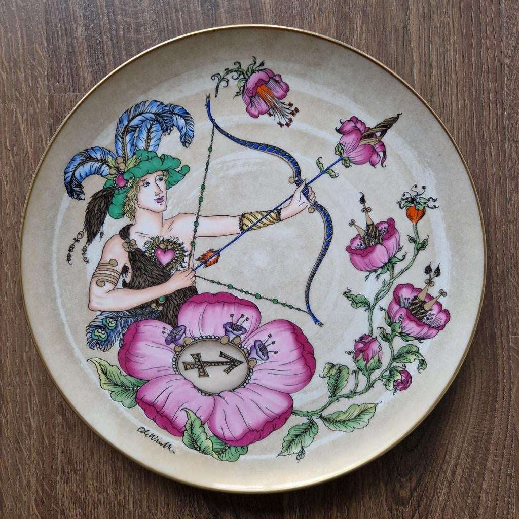 Wandbord - Sterrenbeeld Boogschutter - Hutschenreuther, Ophalen of Verzenden