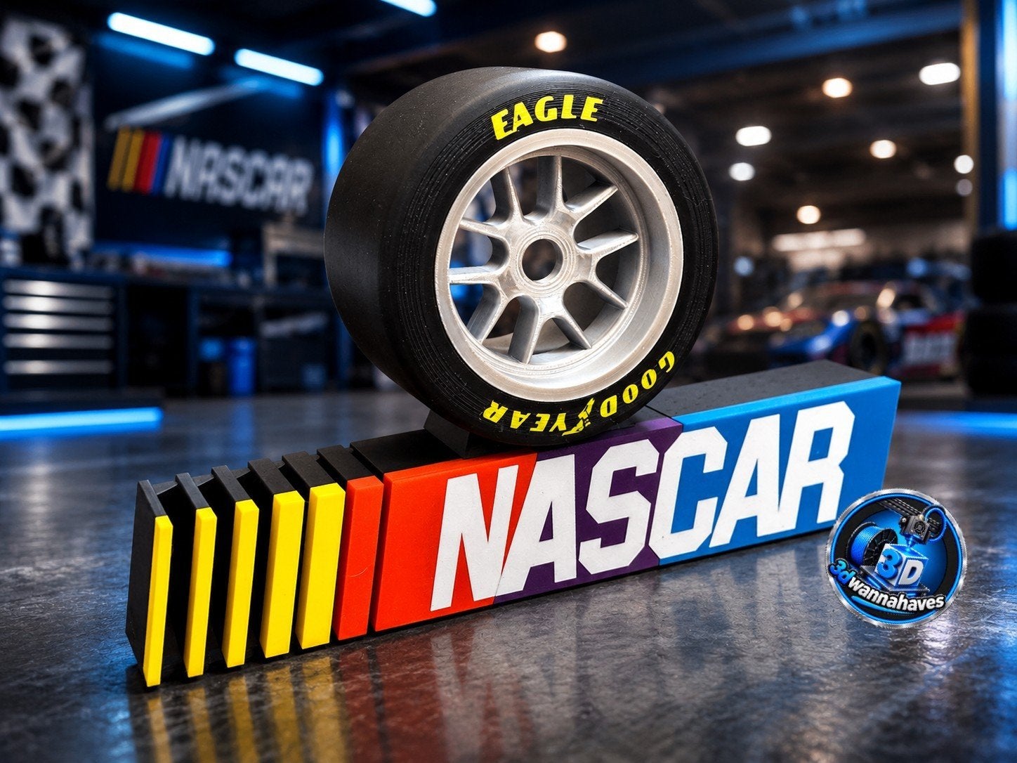 Nascar LED Lichtbak - Unieke Decoratie voor Fans, Verzamelen, Ophalen of Verzenden, Lichtbak of (neon) lamp