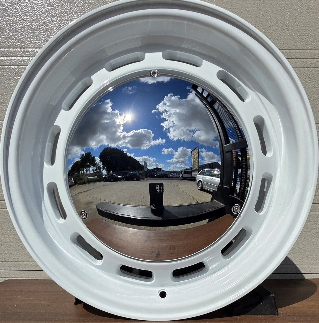 17 inch witte retro look velgen 5x100 / 5x112 Volkswagen VAG, Velg(en), -, -, Nieuw