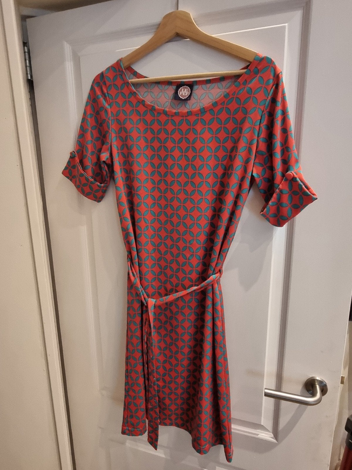Leuk jurkje Le Pep maat L, Kleding | Dames, Maat 38/40 (M), Le Pep, Ophalen of Verzenden, Zo goed als nieuw