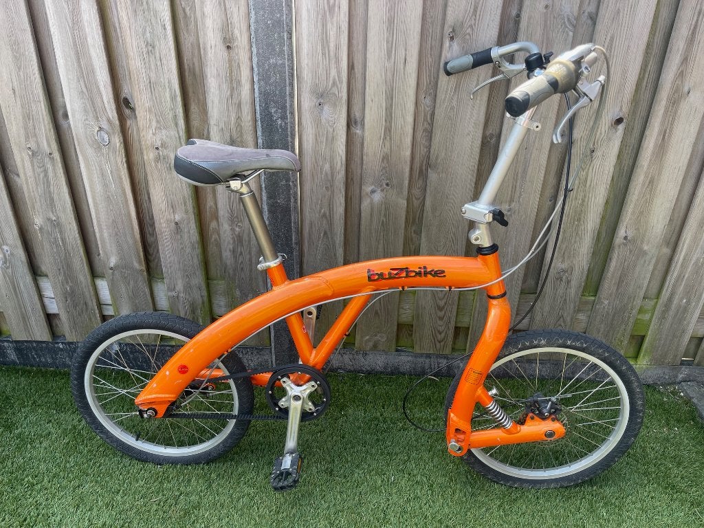 Vouwfiets super originele BuZbike, Fietsen en Brommers, Ophalen, Gebruikt, 16 tot 18 inch, Versnellingen