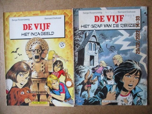 adv5852 de vijf, Eén stripboek, Ophalen, Gelezen