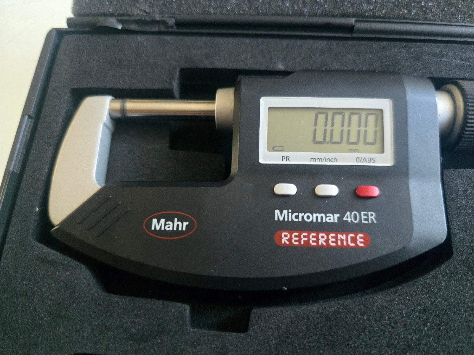 Mahr micrometer 0-25 mm, Ophalen of Verzenden, Metaaldraaibank