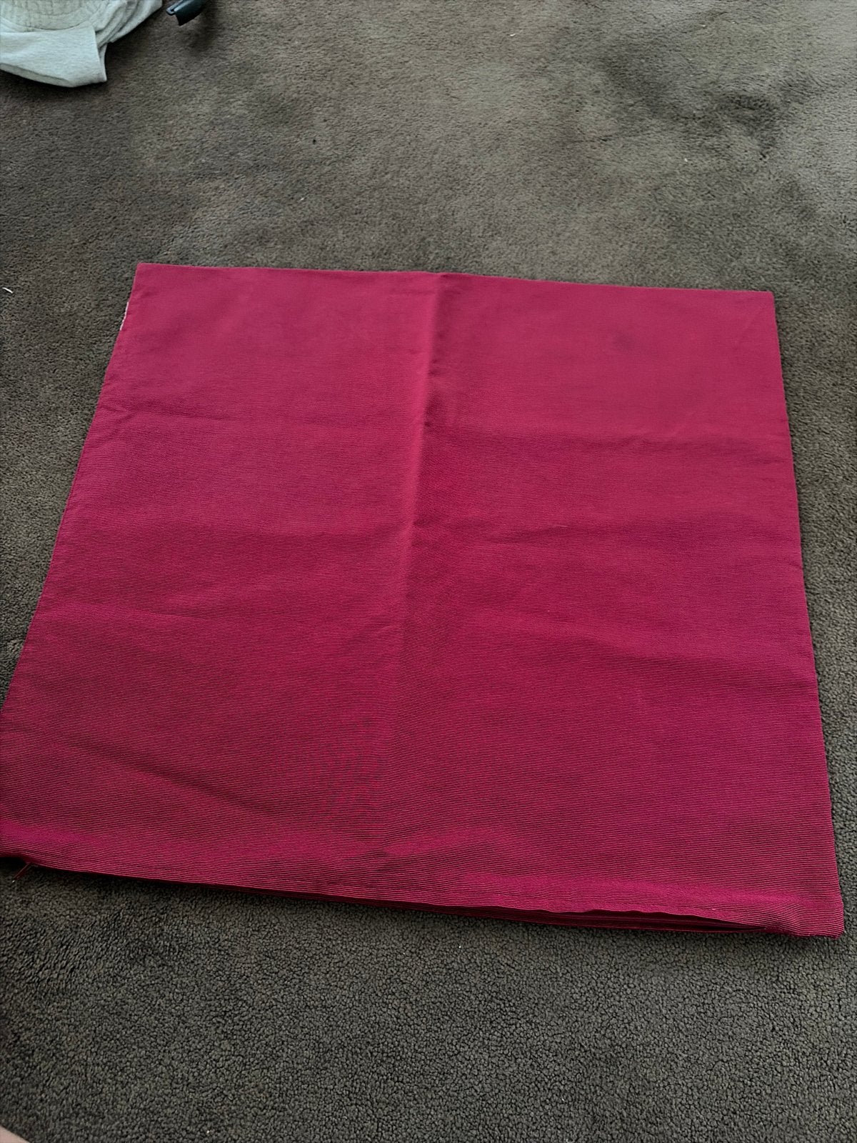 Kussenhoes 55x60 cm - Rood-fuchsia/Bordeaux, Huis en Inrichting, Woonaccessoires | Kussens, Gebruikt, Kussenhoes, Rechthoekig