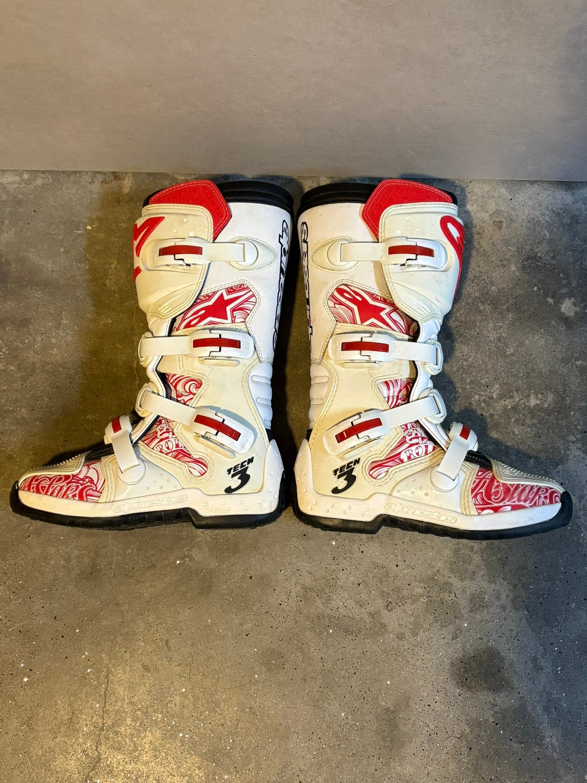 Alpinestars Tech3 motocross laarzen 42 crosslaarzen, Motoren, Ophalen of Verzenden, Tweedehands, Heren, Laarzen