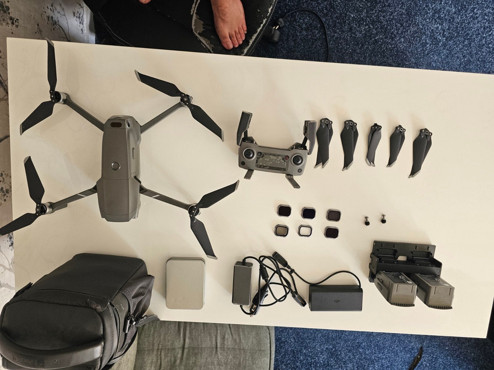 DJI Mavic 2 Pro Hasselblad | 3 Accu's | Uitstekende staat, Ophalen of Verzenden, Zo goed als nieuw