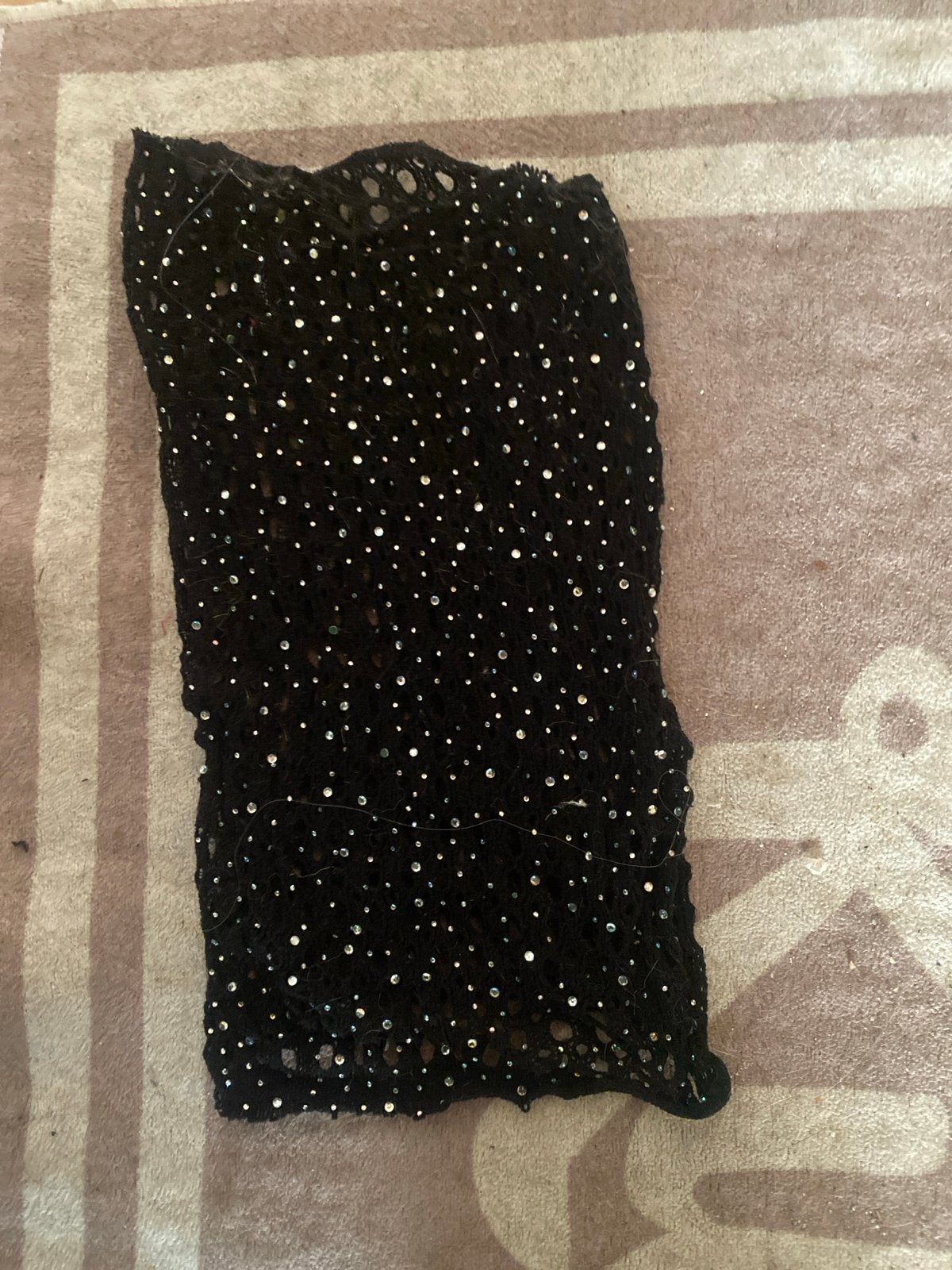 Zwarte Lingerie Kleding Maat S met Glitters, Ophalen of Verzenden, Zwart, Hemd