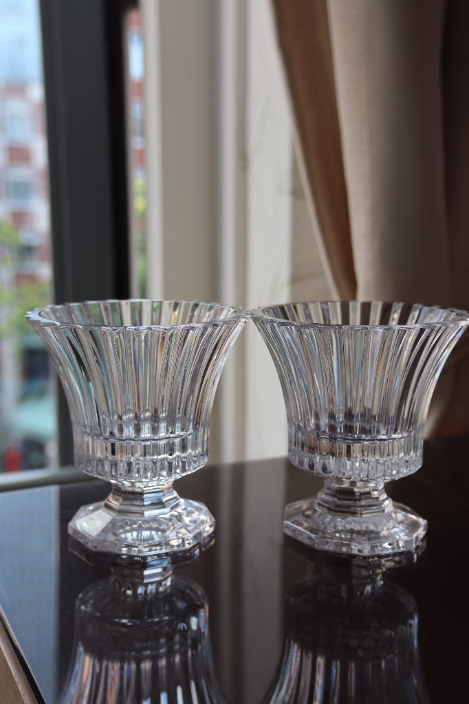 Vintage votive Tipperary kristallen kandelaars, Antiek en Kunst, Antiek | Glas en Kristal, Ophalen of Verzenden
