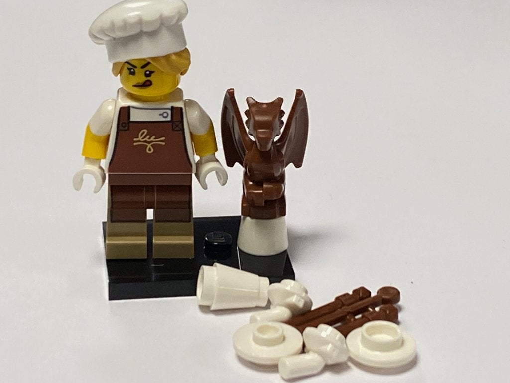Lego Series 29 minifiguur col29-7 Chocolatier, Lego, Nieuw, Ophalen of Verzenden, Minifiguren serie