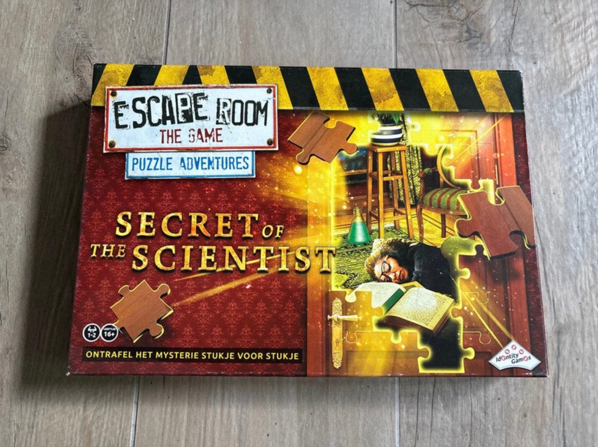 Escape Room The Game: Secret of the Scientist, Een of twee spelers, Verzenden, Gebruikt