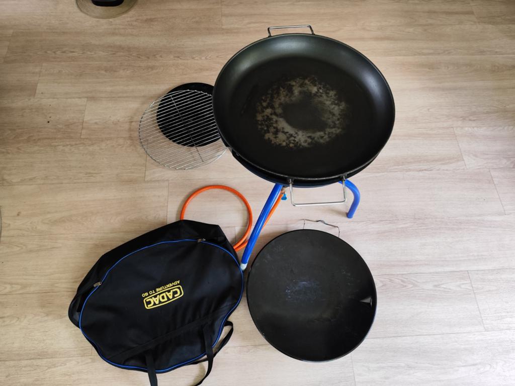 Cadac Skottelbraai 47 cm met diverse accessoires en hoes, Ophalen of Verzenden
