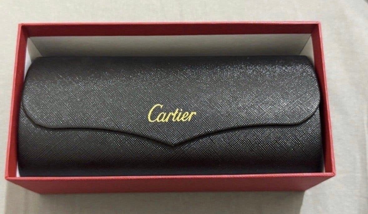 Cartier zonnebril zwart/goud, Overige merken, Zonnebril op sterkte, Verzenden, Zwart