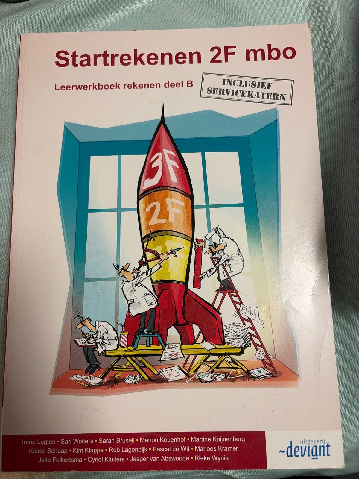Startrekenen 2F mbo Leerwerkboek rekenen deel B, Ophalen of Verzenden, Zo goed als nieuw, Overige niveaus, Overige vakken