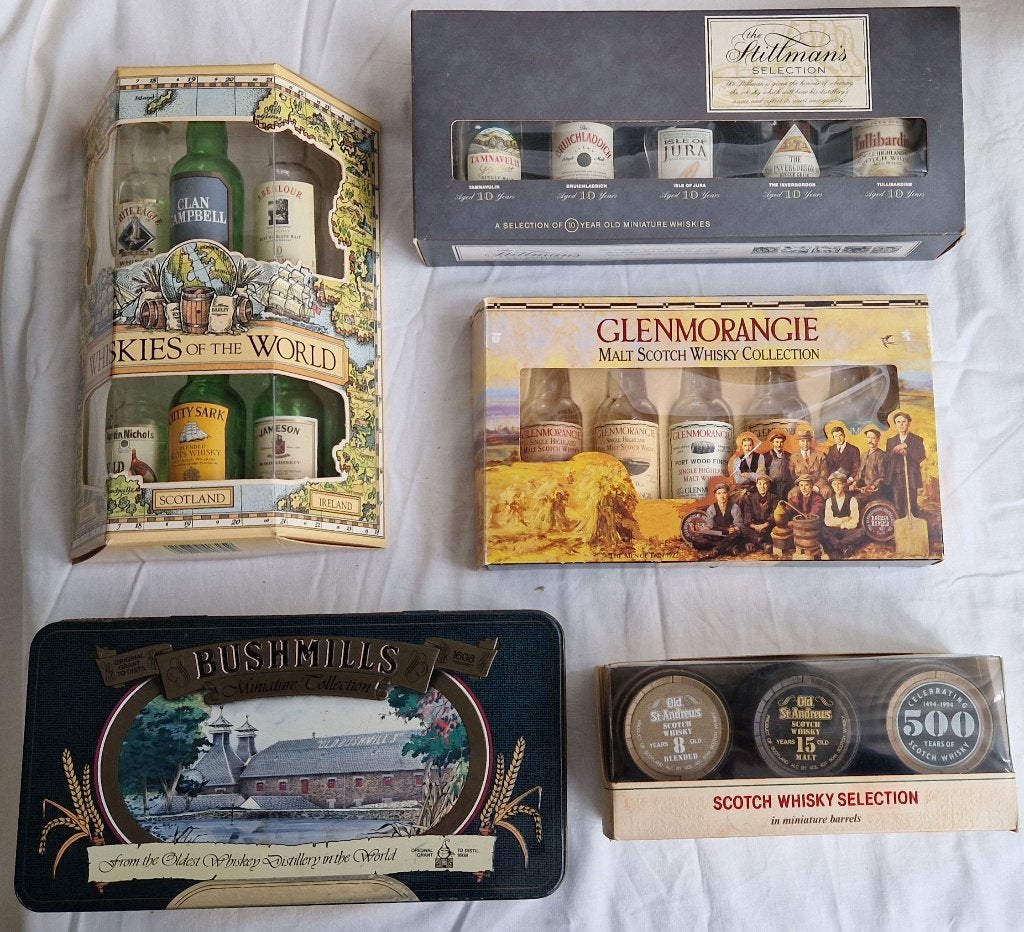 Whisky collectie sets [leeg], Ophalen