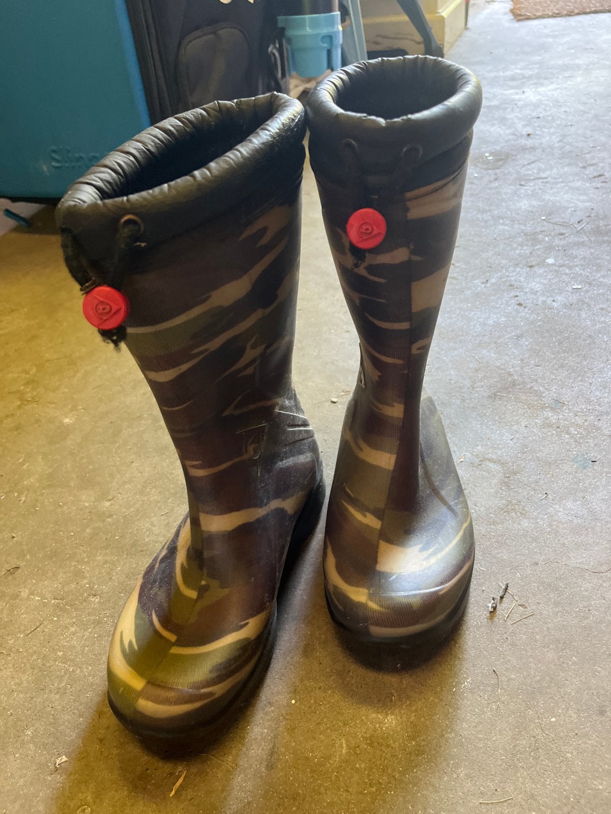 Dunlop gevoerde camouflage regenlaarzen, maat 37, Ophalen of Verzenden
