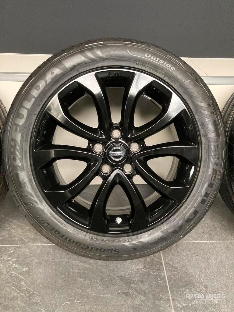 17'' originele Nissan Juke F15 demo velgen + banden 5x114.3, -, -, Banden en Velgen, 17 inch