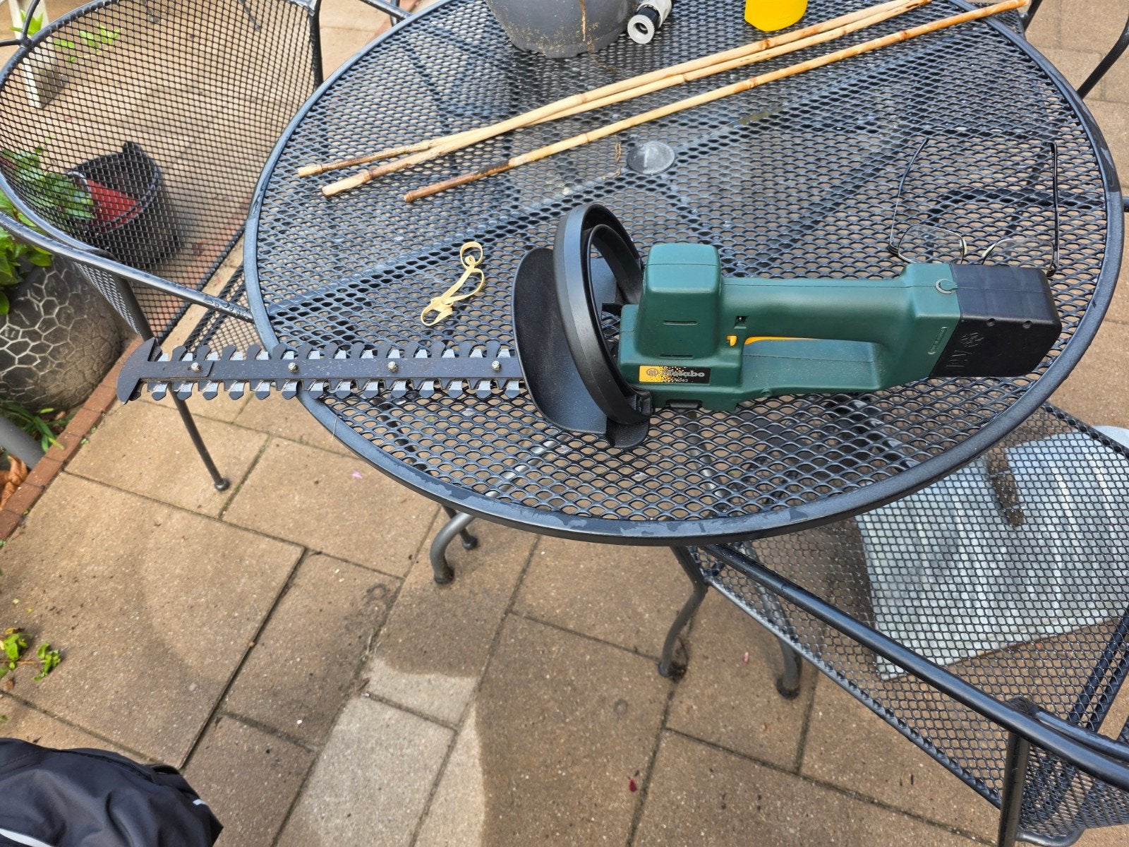 Metabo Heggenschaar HS A 8043 - Accu heggenschaar, Ophalen of Verzenden, Gebruikt, Accu, Metabo