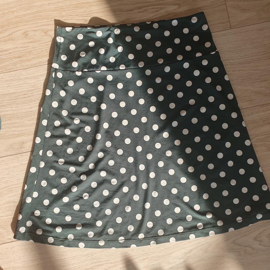 King Louie, maat M, Groene Rok met Witte Stippen Maat M, Maat 38/40 (M), Ophalen of Verzenden, Zo goed als nieuw, King Louie