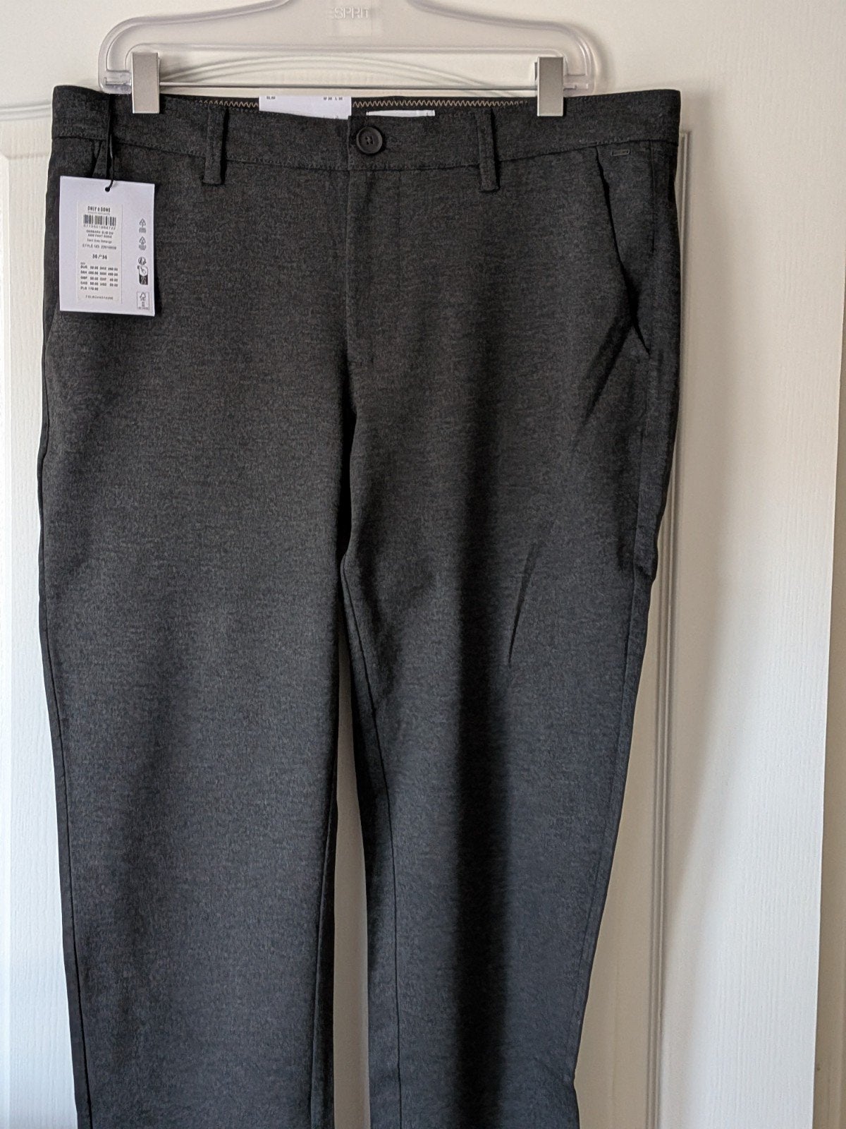 3 Nieuwe Only & Sons Slim Tapered Broeken W36 L36, Kleding | Heren, Ophalen, Nieuw, Overige maten, Grijs