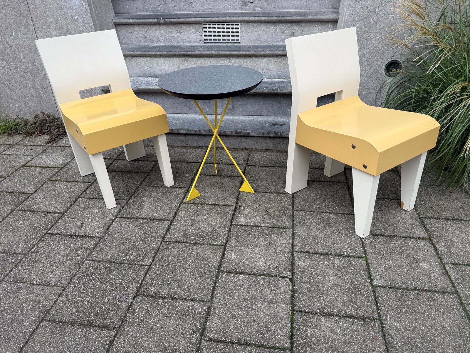 Martin Visser design stoelen, Ophalen, Wit, Zo goed als nieuw, Vijf, Zes of meer stoelen