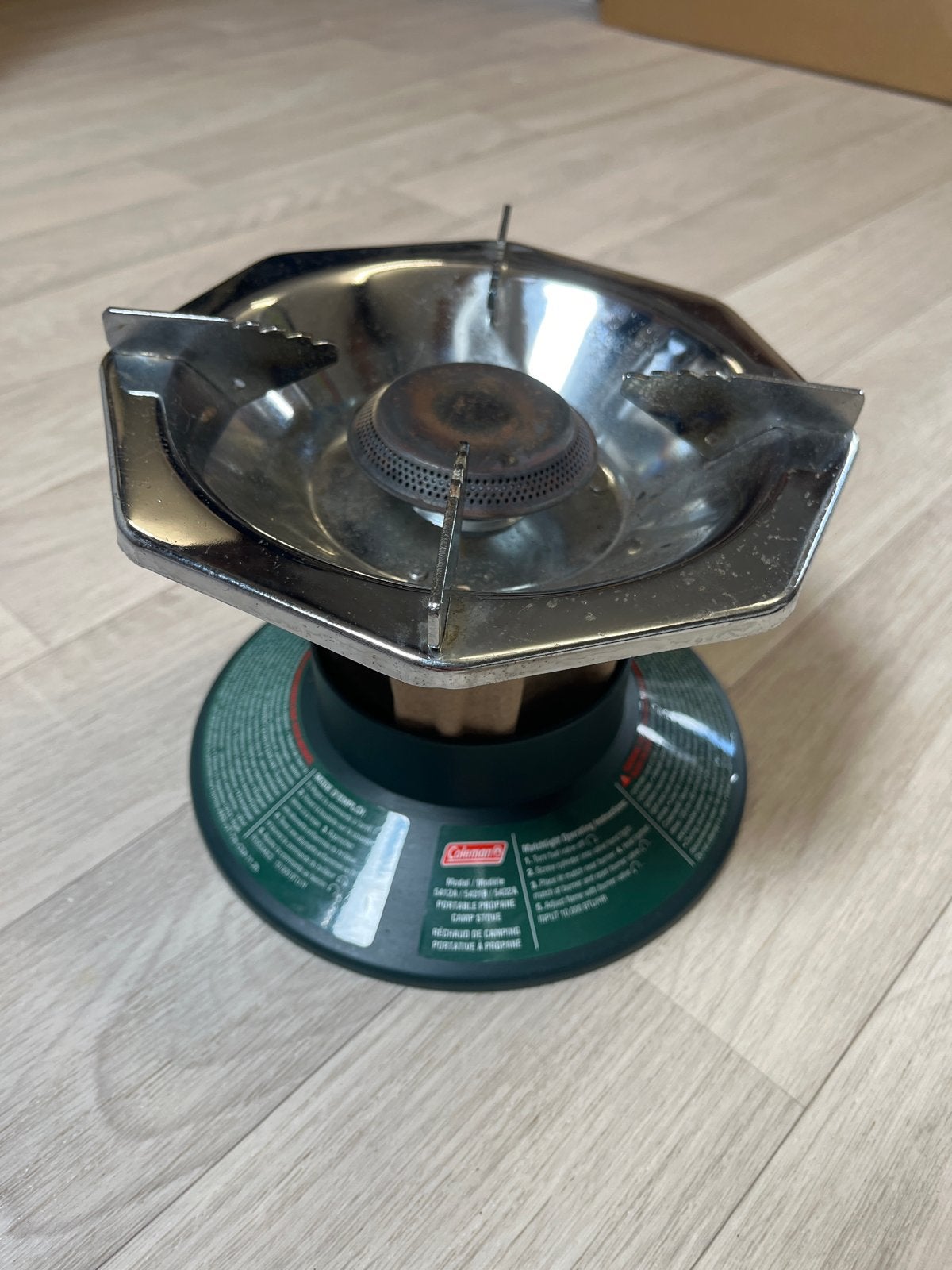Coleman Portable Propaan Camp Stove - Model 5412A, Caravans en Kamperen, Ophalen of Verzenden, Gebruikt