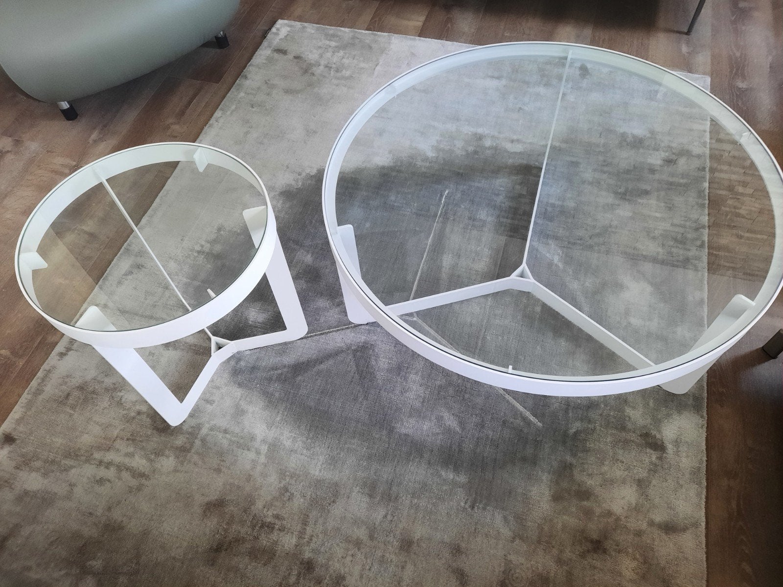 MONTEL model vision salontafel en bijzettafel, Ophalen