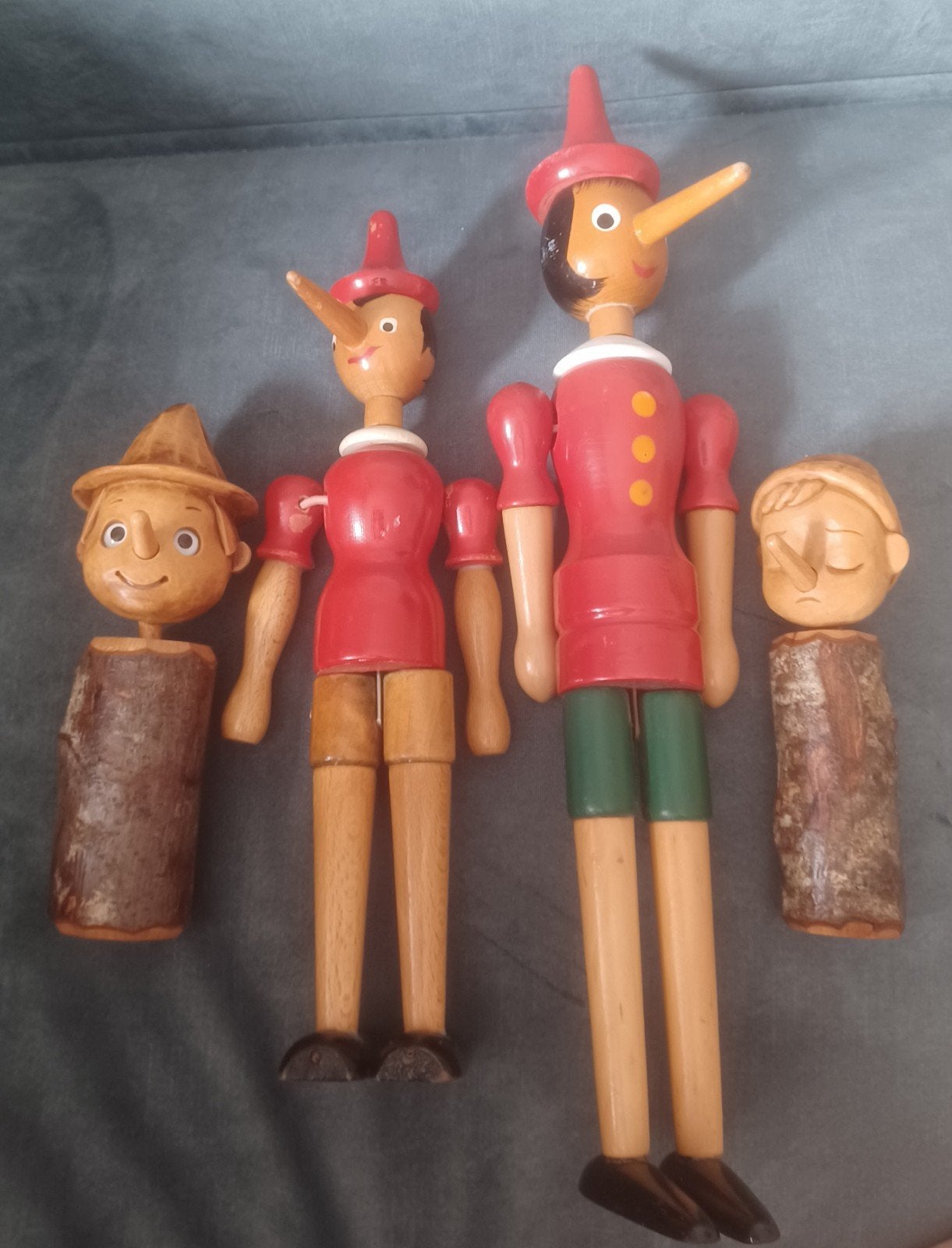 Pinokkio figuren van hout speelgoed decoratief, Ophalen of Verzenden