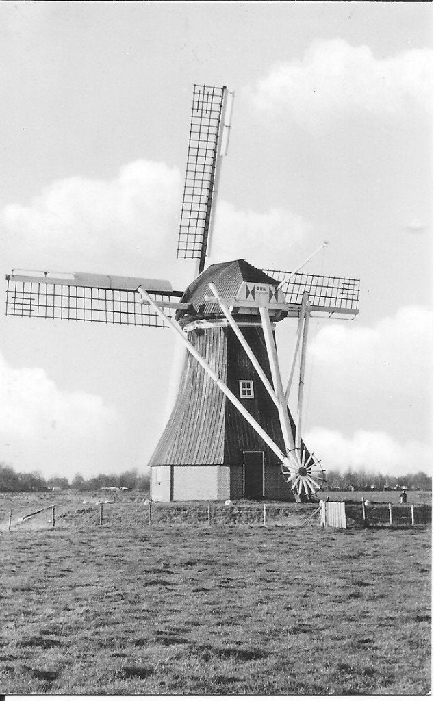 Ansichtkaart Molen De Helper Paterswolde Groningen 1973, Ophalen of Verzenden, 1960 tot 1980, Ongelopen, Groningen