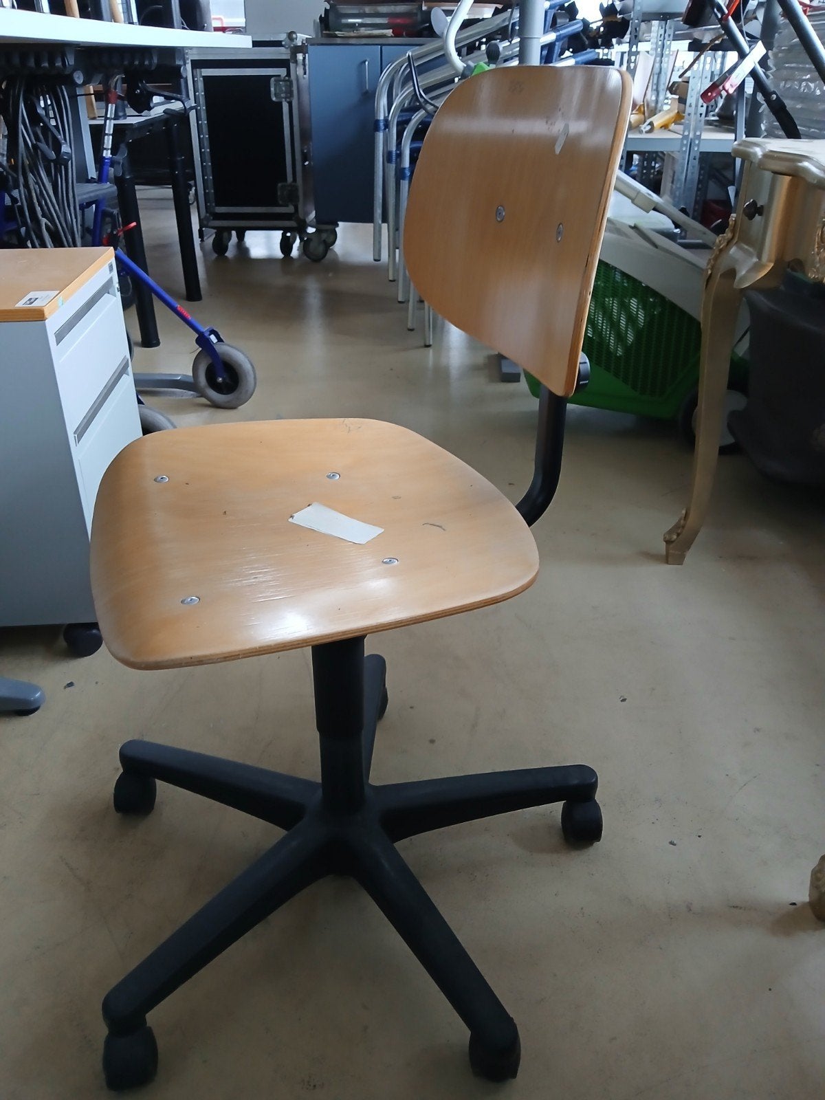 Score vintage bureaustoel werkstoel, Huis en Inrichting, Ophalen, Info@tommysmit.nl, Gebruikt, Zwart