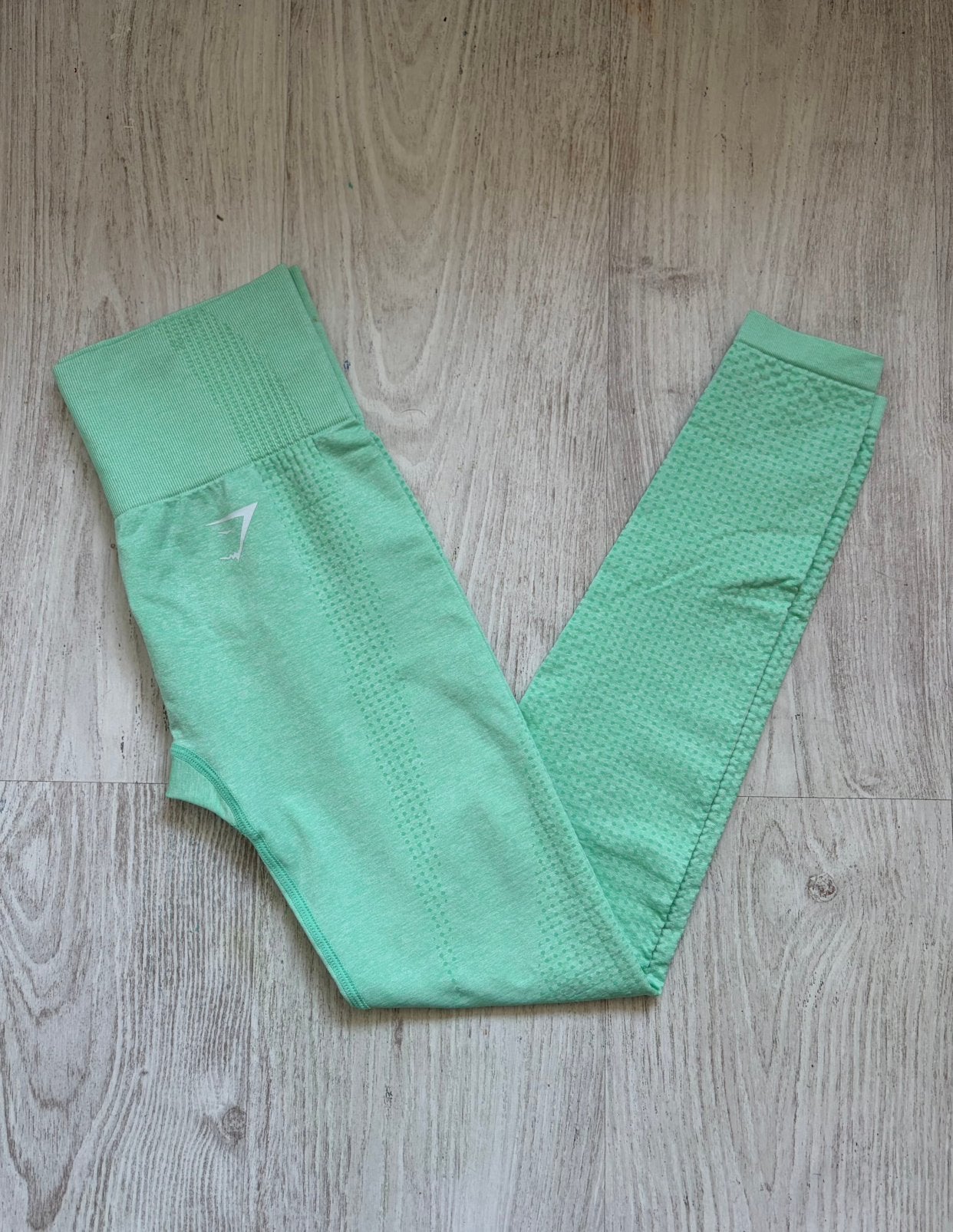 Gymshark vital seamless legging, Blauw, Ophalen of Verzenden, Zo goed als nieuw, Driekwart