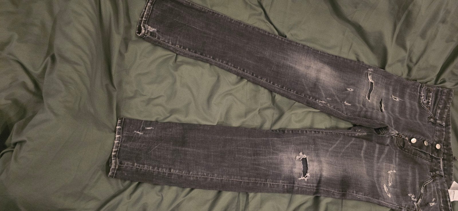 dsquared broek maat 48 original, Ophalen, Zo goed als nieuw, W33 - W34 (confectie 48/50), Grijs