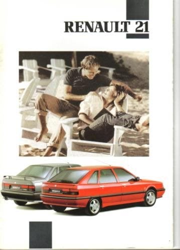 Brochure Renault 21 1991, Ophalen of Verzenden, Gelezen, Renault