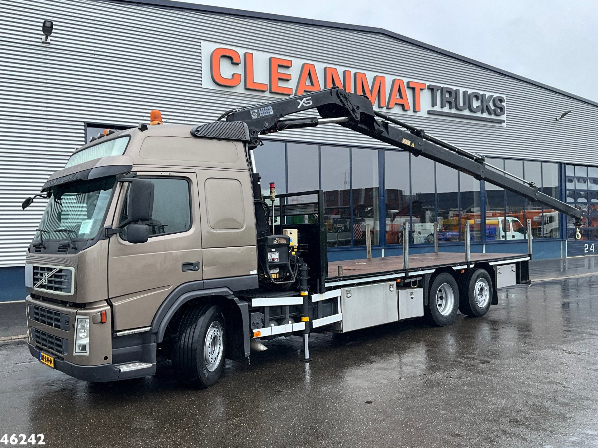 Volvo FM 9.340 Hiab 16 Tonmeter laadkraan (bj 2007), Auto's, Automaat, Euro 5, 347 pk, Origineel Nederlands