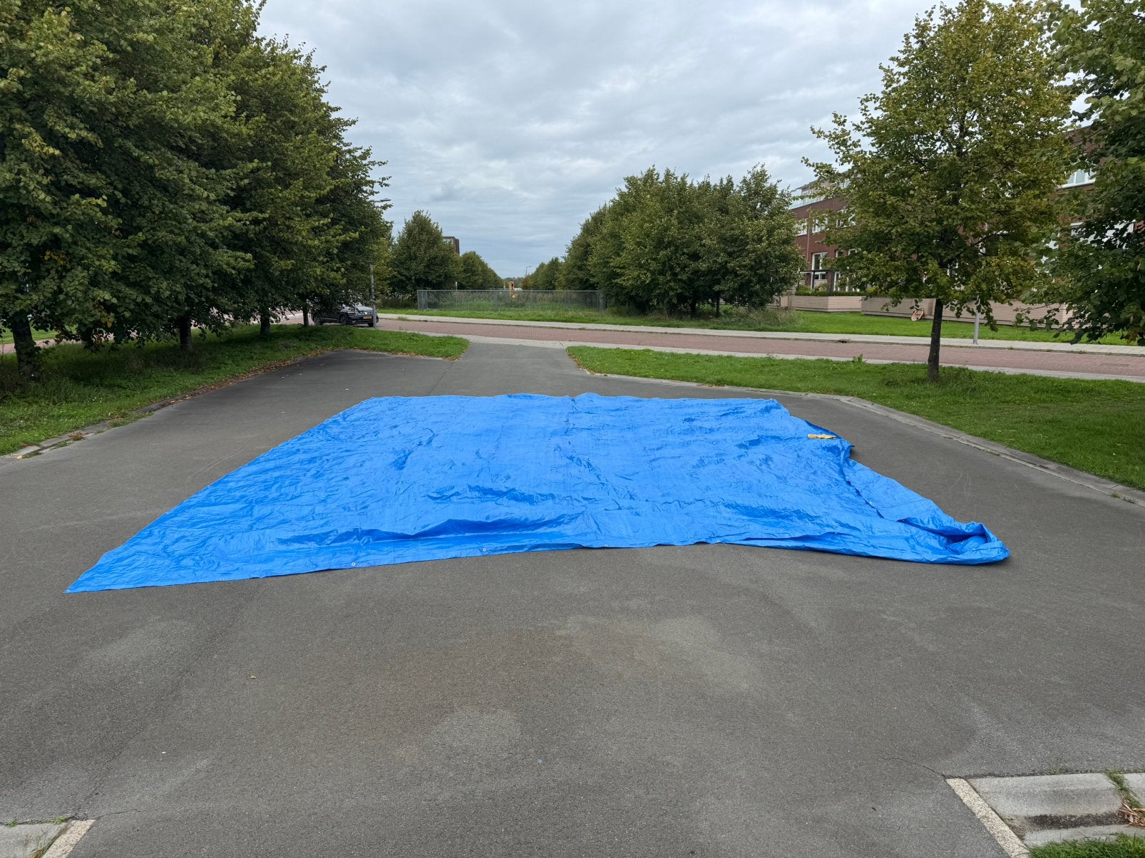 Dekzeil 9,70x7,60, Ophalen, Zo goed als nieuw, 15 m² of meer, Zeil