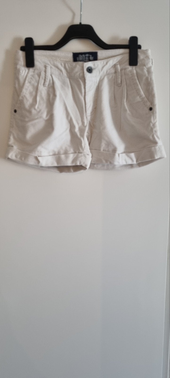 Geddes&Gillmore Beige corduroy korte broek Maat S, Ophalen, Gedragen, Beige