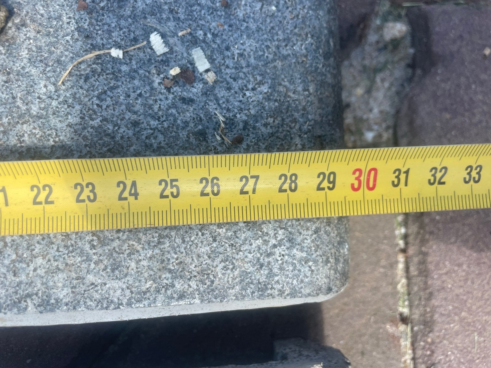 Gebruikt  natuursteen zwembad rand tegels, Tuin en Terras, Ophalen, Gebruikt, Terrastegels, Natuursteen