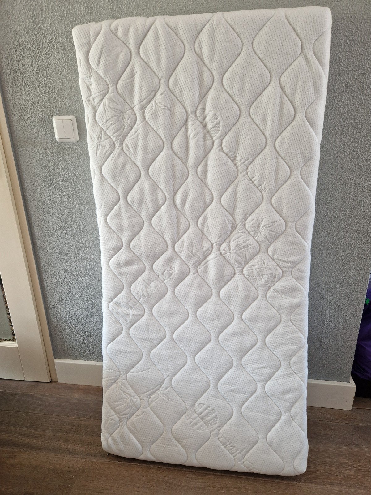 Peutermatras en beddengoed set meisje, Ophalen, Gebruikt, Jongetje of Meisje, Wit