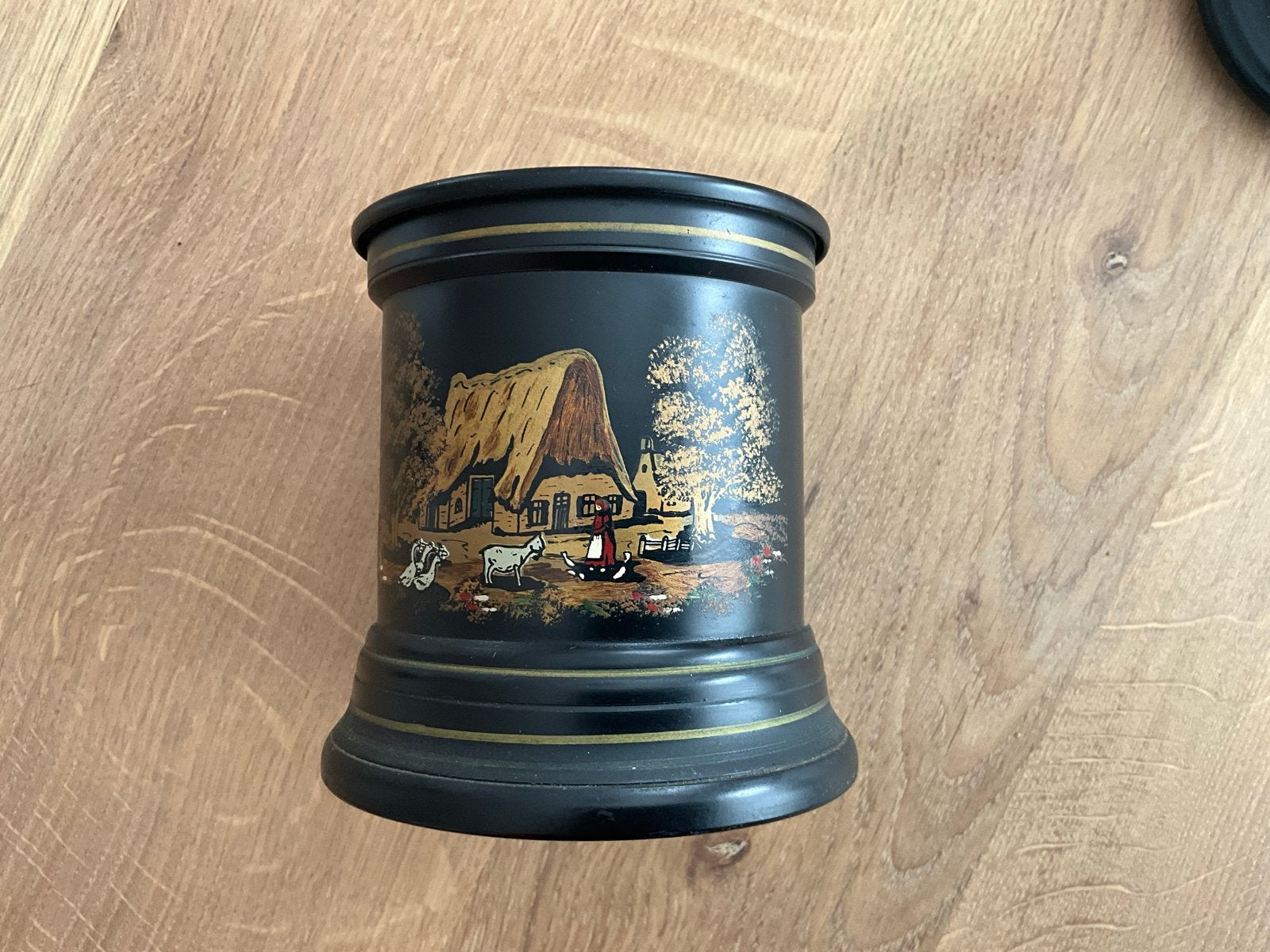 Vintage Metawa Tiel Holland bus met Hollands tafereel, Antiek en Kunst, Ophalen of Verzenden