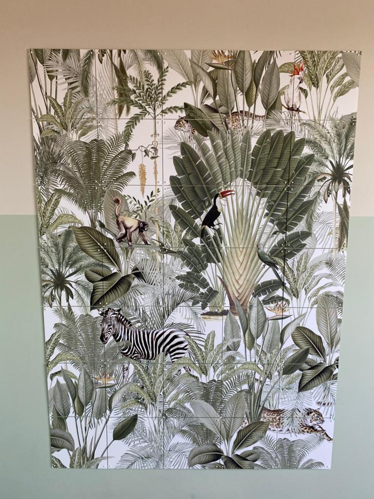 Jungle IXXI - afmeting 1 x 1,4m, Hout, Meerkleurig, Ophalen of Verzenden, Zo goed als nieuw