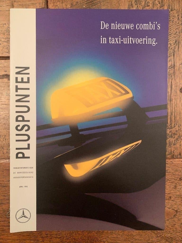 Product informatie brochure Mercedes-Benz Taxi combi's 1996, Nieuw, Mercedes-Benz, Mercedes, Ophalen of Verzenden