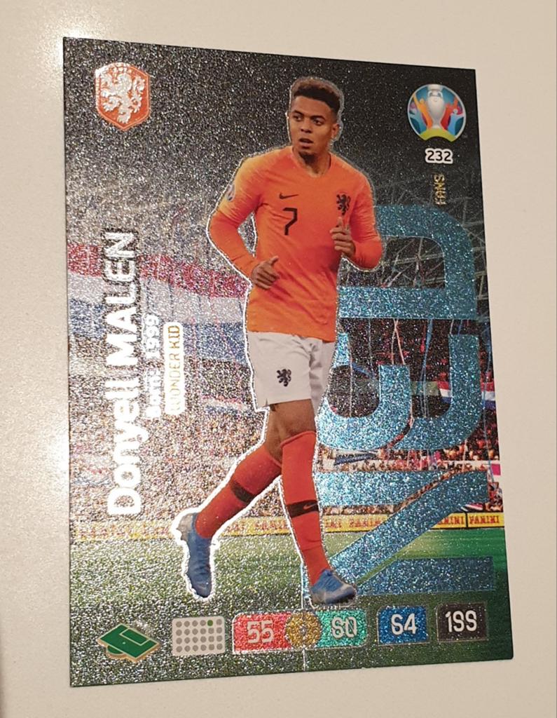 Panini Adrenalyn Euro 2020 Nederland rookie Donyell Malen, Ophalen, Buitenlandse clubs, Poster, Plaatje of Sticker