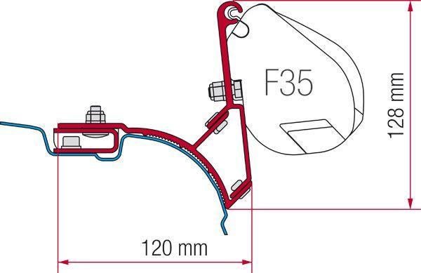 Fiamma ADAPTER F35 VW T5/T6 Multivan Transporter, -, Nieuw, Ophalen of Verzenden, -